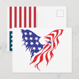 Postal Festiva Bandera de EE. UU. 2026 – Audaz bandera estadounid