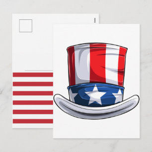 Postal Festiva Bandera de EE. UU. 2026 – Audaz bandera estadounid