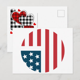 Postal Festiva Bandera de EE. UU. 2026 – Audaz bandera estadounid