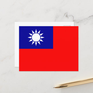 Postal Festiva Bandera de Taiwán: República de China, Taipéi chin