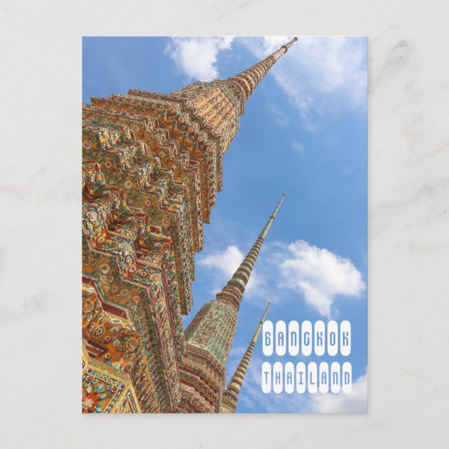 Postal Festiva Bangkok en Tailandia (Anverso)