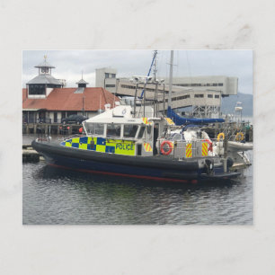 Postal Festiva Barco patrullero de la policía del Reino Unido, Ro