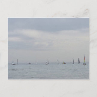 Postal Festiva Barcos de regata en línea