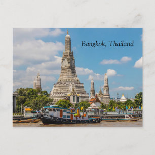 Postal Festiva Barge sailing pas Wat Arun