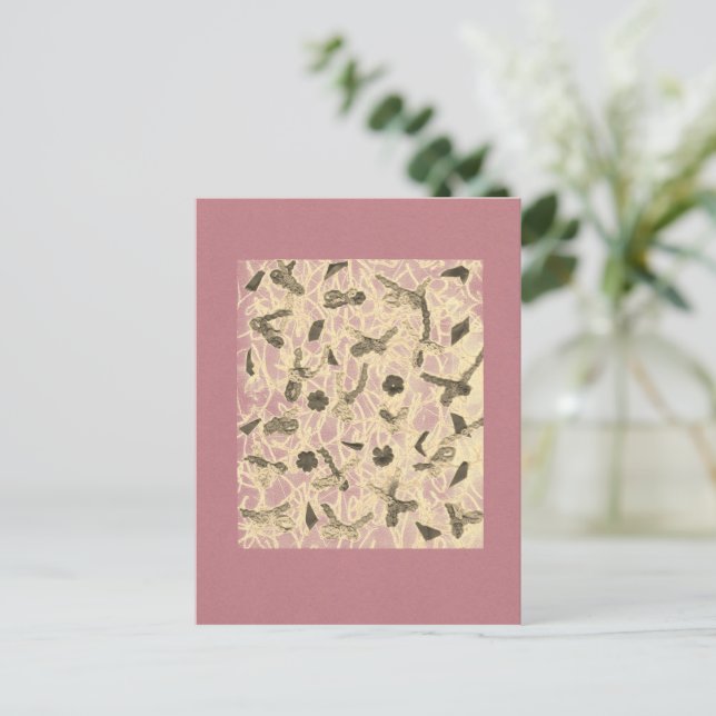 Postal Festiva Barras flotantes embellecidas (Anverso de pie)