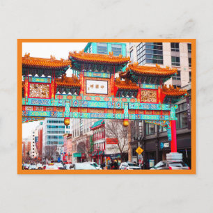 Postal Festiva Barrio Chino en Washington DC.