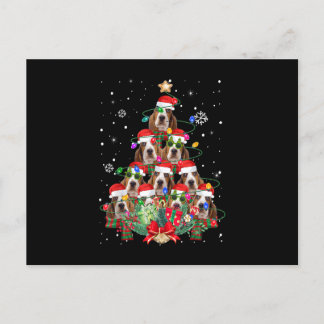 Postal Festiva Basset Hound Dogs Tree Christmas Pajama Xmas Gifts