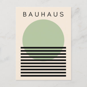 Postal Festiva Bauhaus Green Sun