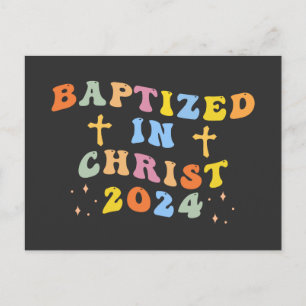 Postal Festiva Bautizado en Cristo