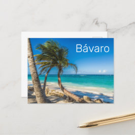 Postal Festiva Bavaro Beach Caribe República Dominicana Souvenir