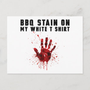 Postal Festiva Bbq Stain En Mi Blanco