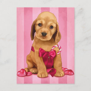 Postal Festiva Be My Valentine Cocker Spaniel
