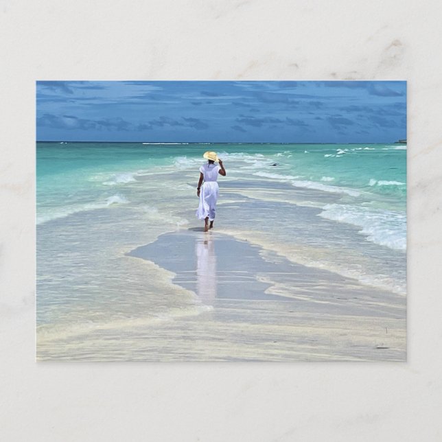 Postal Festiva Beach Woman (Anverso)