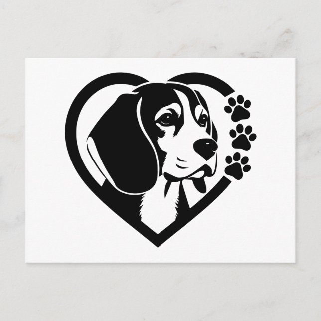 Postal Festiva Beagle (Anverso)