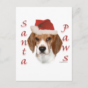 Postal Festiva Beagle Papá