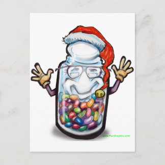 Postal Festiva Bean Counters Navidades