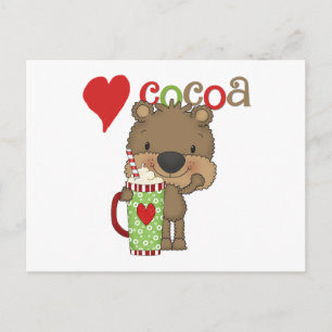 Postal Festiva Bear Cocoa Love Holiday