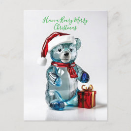 Postal Festiva Beary Merry Christmas