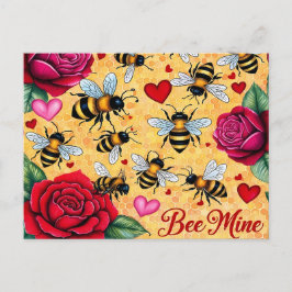 Postal Festiva Bee Mine Golden Honey Love