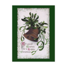 Bell con Mistletoe Vintage Christmas
