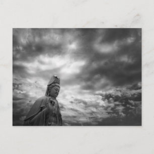 Postal Festiva Bella Artes de estatua de Kuan Yin