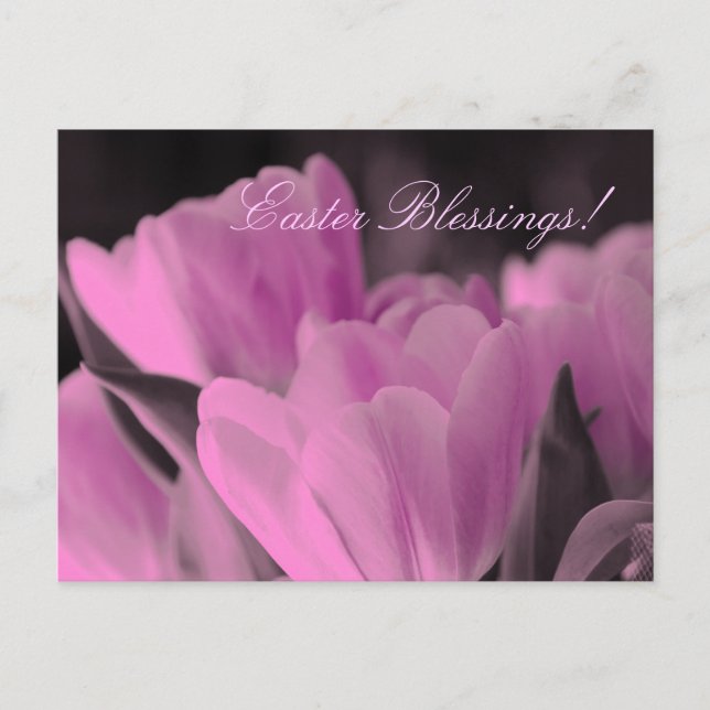 Postal Festiva Bendiciones de Pascua (Anverso)