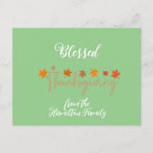 Bendita caligrafía encantadora del Día de Acción d