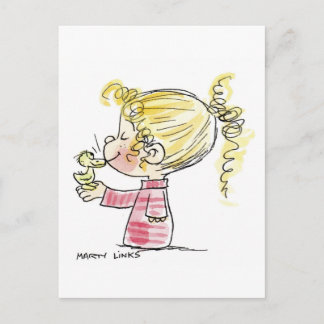 Postal Festiva Beso de Pascua EAS-009