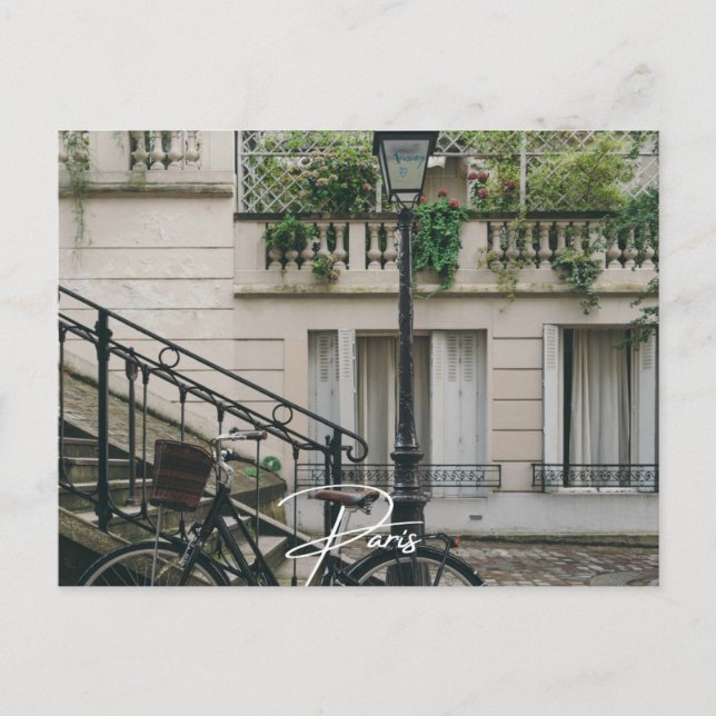 Postal Festiva Bici de París (París) (Anverso)