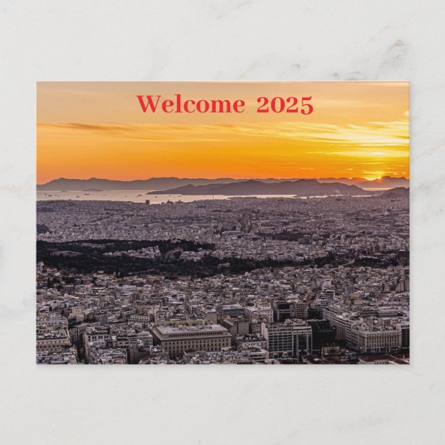POSTAL FESTIVA BIENVENIDOS 2025 (Anverso)