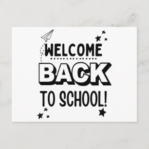 Postal Festiva ¡Bienvenidos de vuelta al colegio!