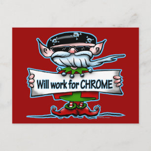 Postal Festiva Biker Elf customizable holiday gifts