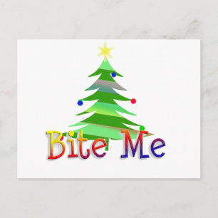 Postal Festiva Bite Me Christmas Tree