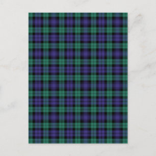 Postal Festiva Black Watch Scottish Tartan