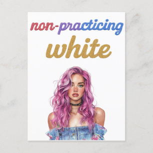 Postal Festiva Blanco no practicante
