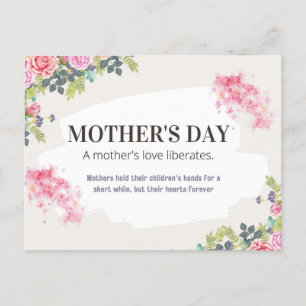 Postal Festiva Blooms of Love: Saludos digitales para mamá