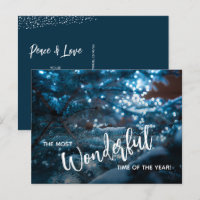 Blue Christmas Tree Flat