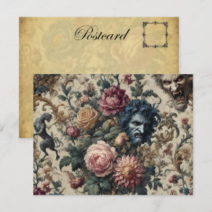 Postal Festiva Blue Moon Grimoire - Victoria gótica