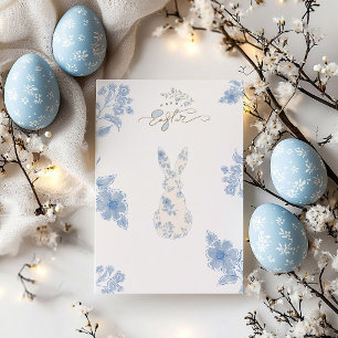 Postal Festiva Blue toile Easter