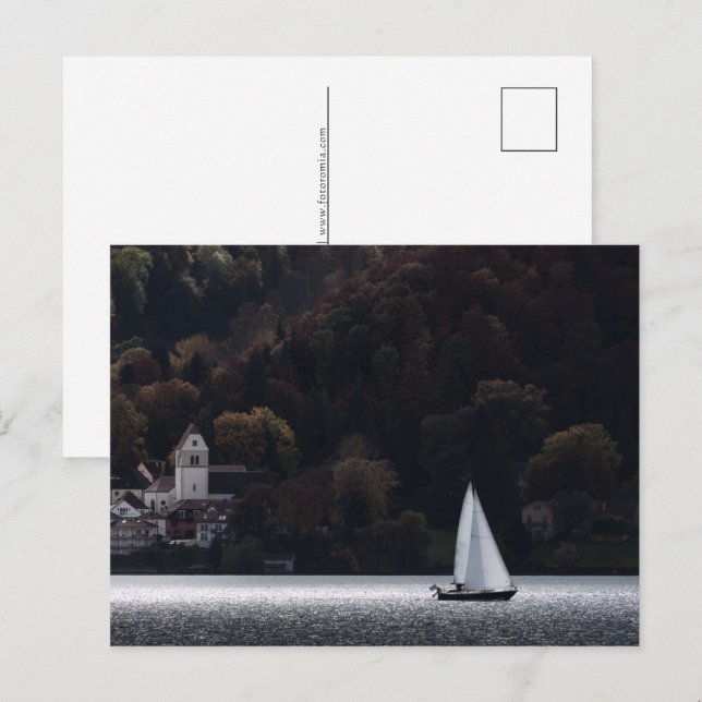 Postal Festiva Bodman Lake Constance Alemania (Anverso / Reverso)