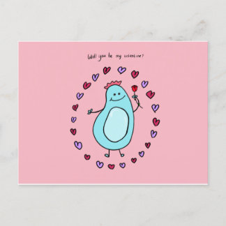 Postal Festiva Boey will you be my valentine card