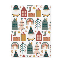 Boho Merry Christmas for Friends Holiday Card