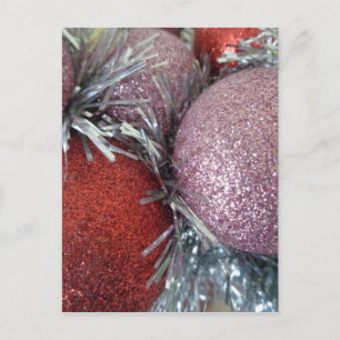 Postal Festiva Bolas de navidades