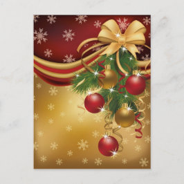 Postal Festiva Bolas de navidades