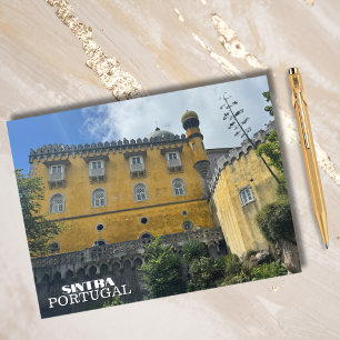 Postal Festiva Bonito Castillo Sintra Portugal Fotografía, Viajes