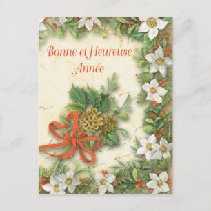 Postal Festiva Bonne en Heureuse Annee