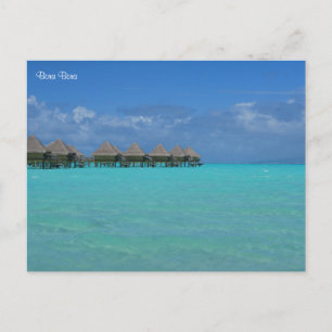 Postal Festiva Bora Bora Polinesia Francesa