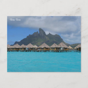Postal Festiva Bora Bora Polinesia Francesa
