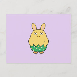 Postal Festiva Bored Bunny Chick 02