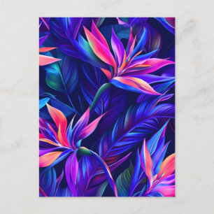 Postal Festiva Bosque tropical nocturno